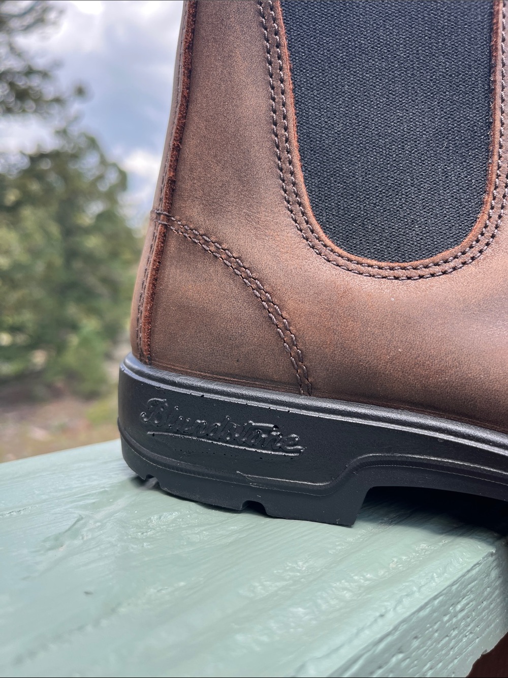 Blundstone Women's Classics Chelsea Boots #1609 in Antique Brown AU4.5 USW7.5 - Picture 3 of 10